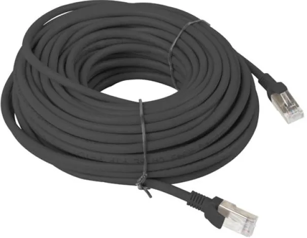 Cablu LANBERG Patchcord RJ45 cat. 6 UTP 20m black