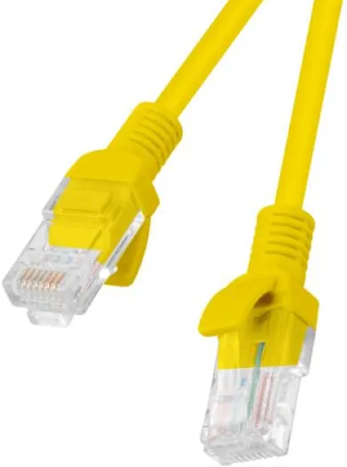 Cablu LANBERG Patchcord RJ45 cat. 6 UTP 0.5m yellow