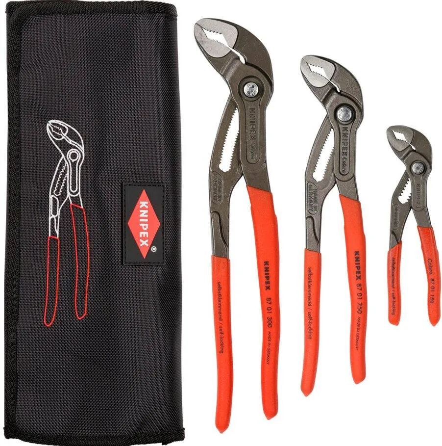Cleste KNIPEX Cobra-Set, 3-piece