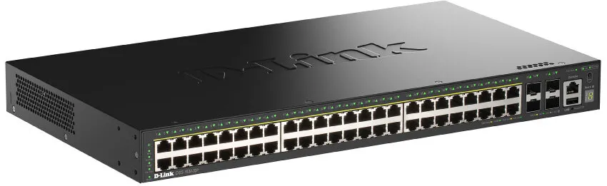 Switch D-Link Switch 440mm D-Link DGS-1530-52P 4*SFP+/48*GE PoE retail