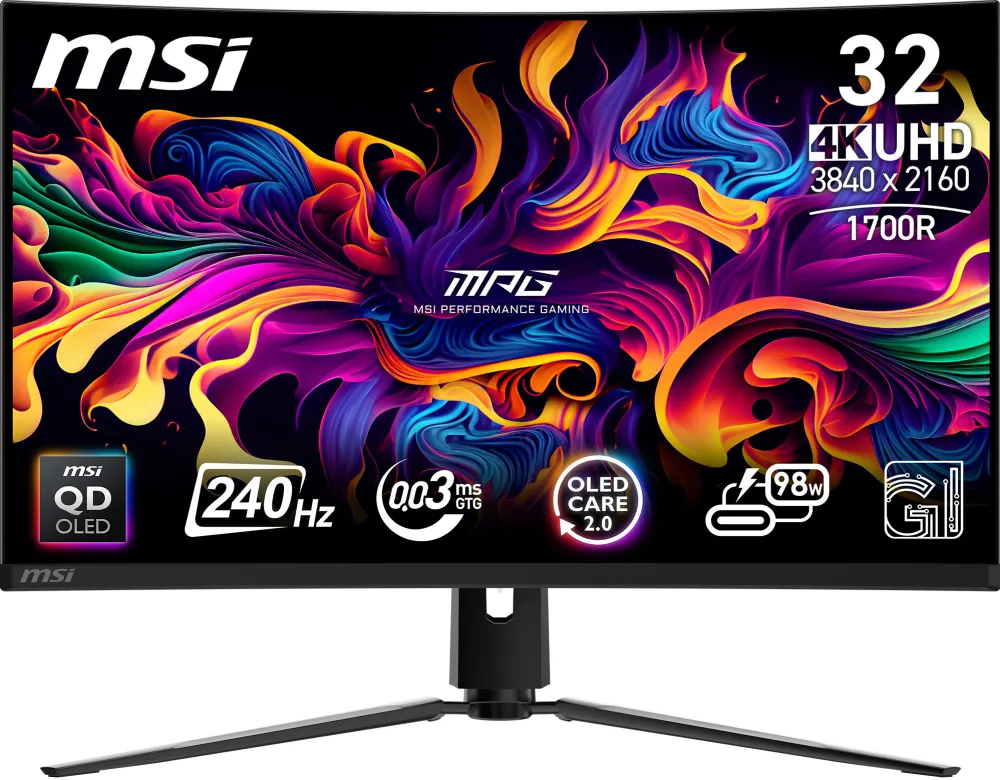 MSI OLED-Display MPG 321CURXDE - 80 cm (31.5") - 3840 x 2160 4K UHD