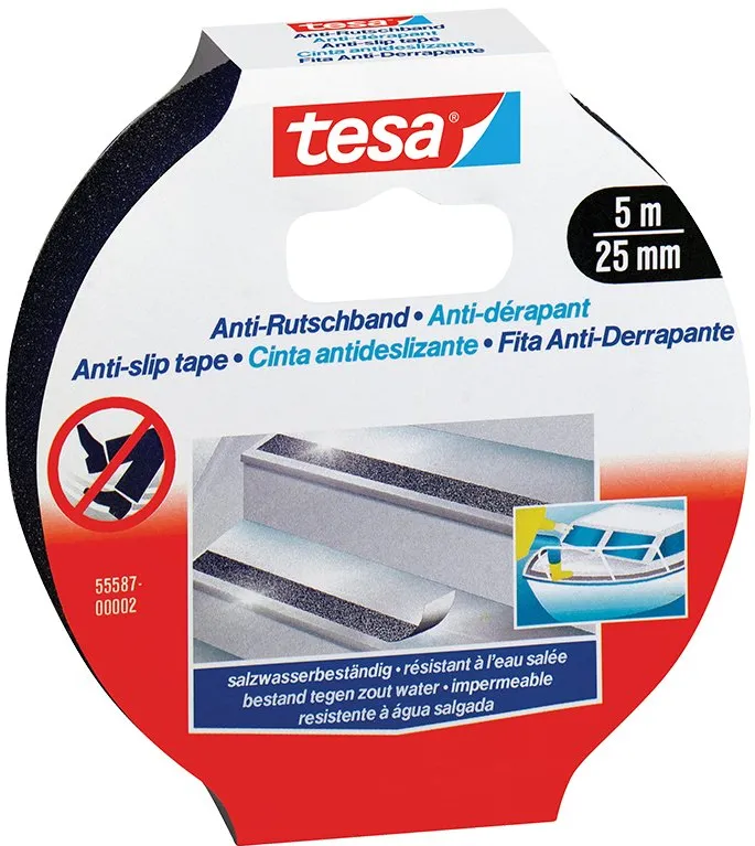 Banda autoadeziva Tesa antialunecare, 25 mm x 5 m