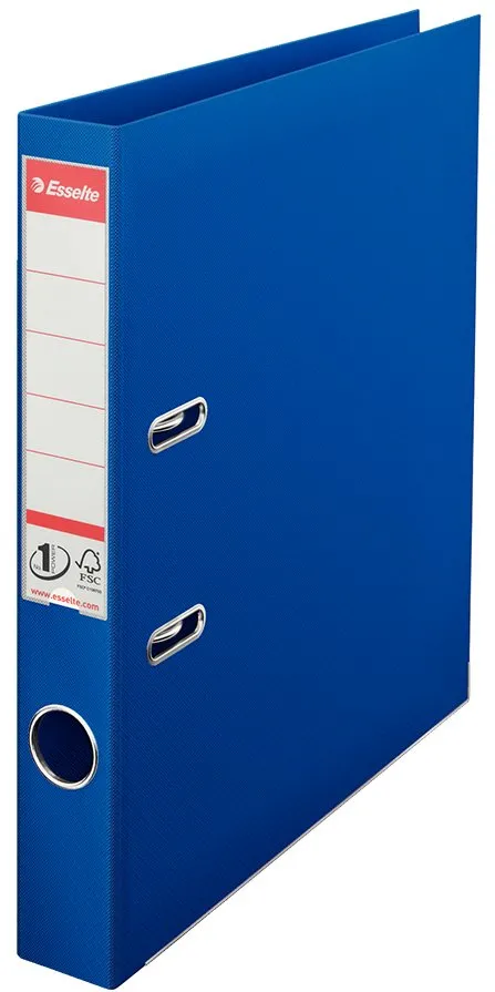 Biblioraft Esselte No.1 Power, PP/PP, A4, 50 mm, albastru