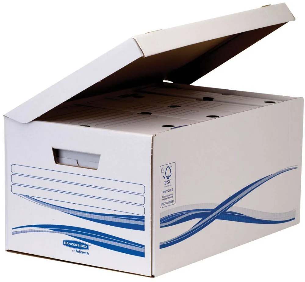 Cutie de arhivare cu capac fix Fellowes, Basic, 554x350x280 mm