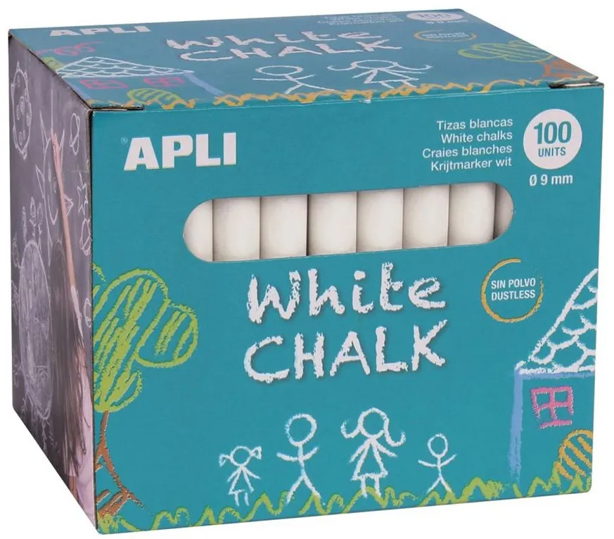 Creta alba, Apli, 100 bucati/cutie