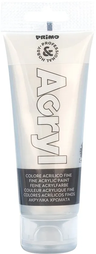 Tempera acrilica Morocolor Primo 75 ml alb