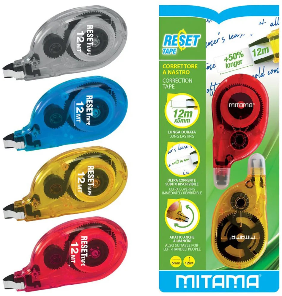 Banda corectoare Mitama, cu grip, 5x12 mm, 2 bucati/set