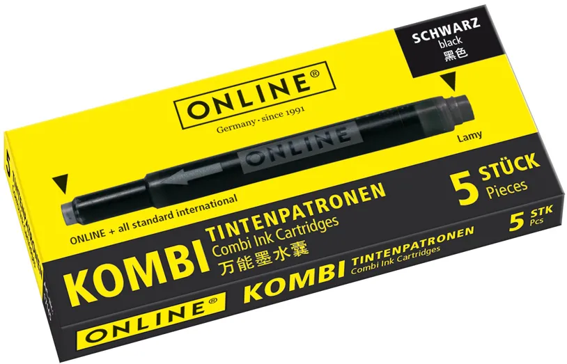 Patroane cerneala Online Combi, negru