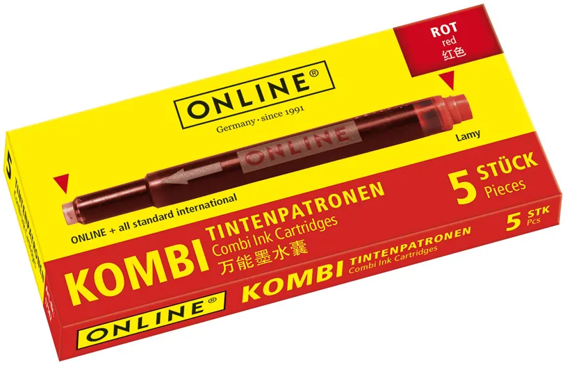 Patroane cerneala Online Combi, rosu