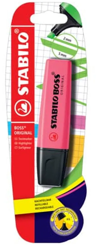 Textmarker Stabilo Boss Original, roz, blister