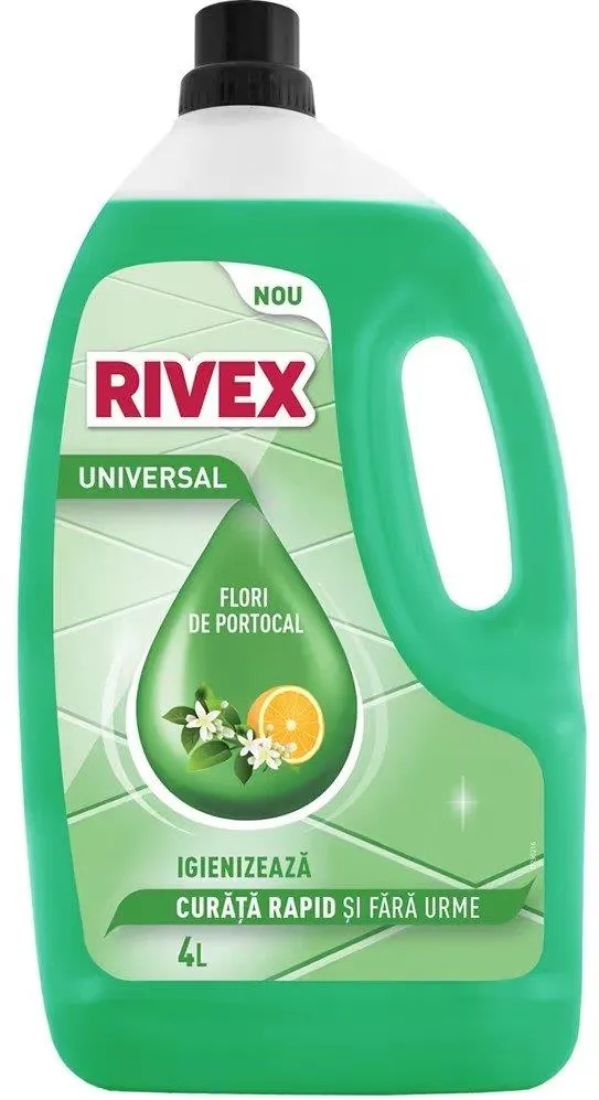 Detergent pardoseala, Rivex Casa, de portocale, 4 l