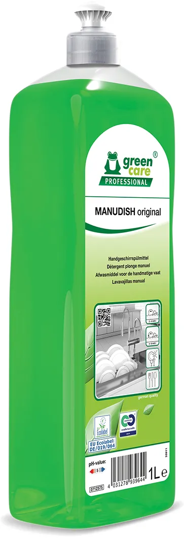 Detergent ecologic Manudish, vase, 1 L