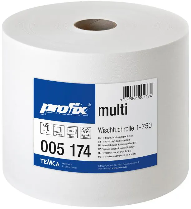 Laveta profesionala Profix multi, 27 x 38 cm, 750 portii/rola