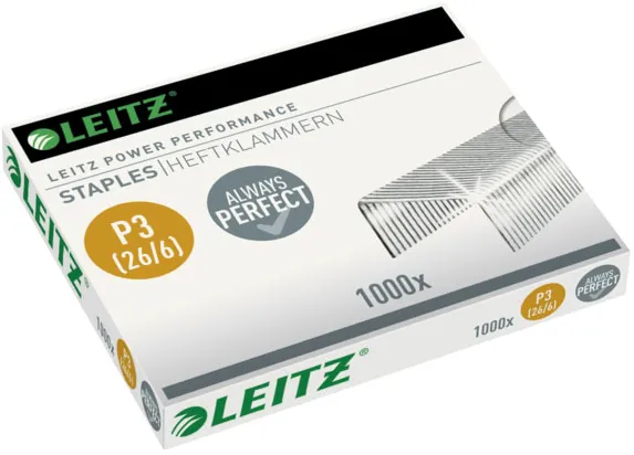 Capse Leitz, Power Performance, 26/6, 1000 bucati/cutie