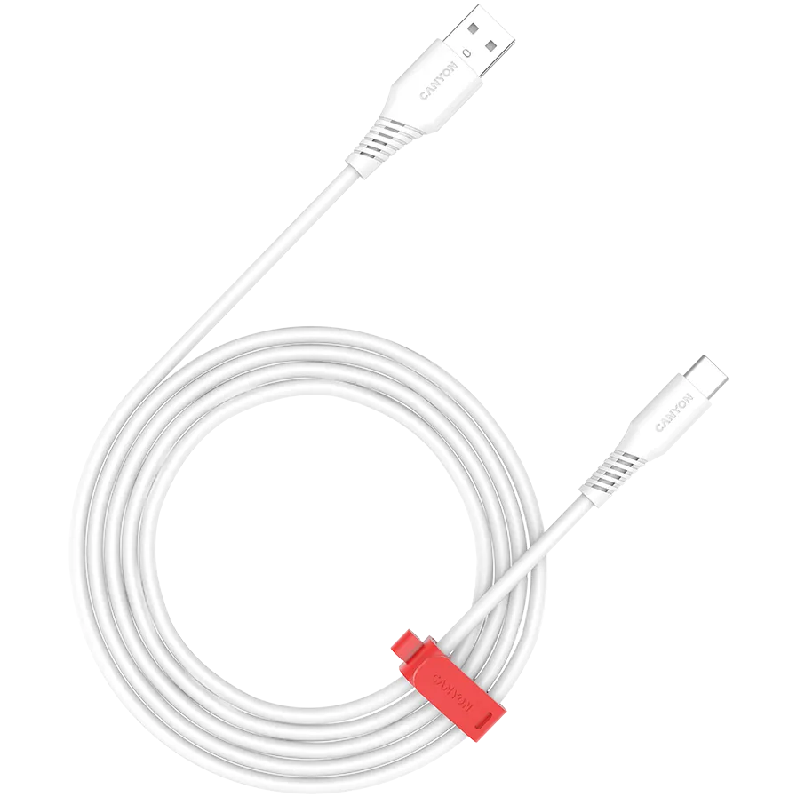 Cablu date CANYON AC18SC A-C 18W 1.2 m alb