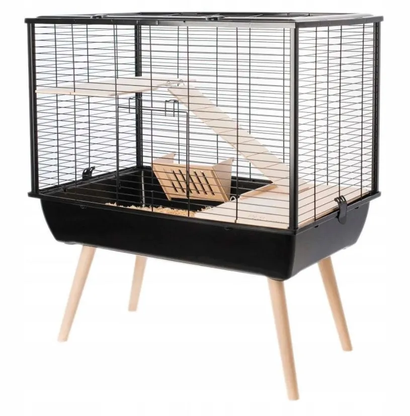 Zolux Cage Neo Muki Large Rodents H58, black