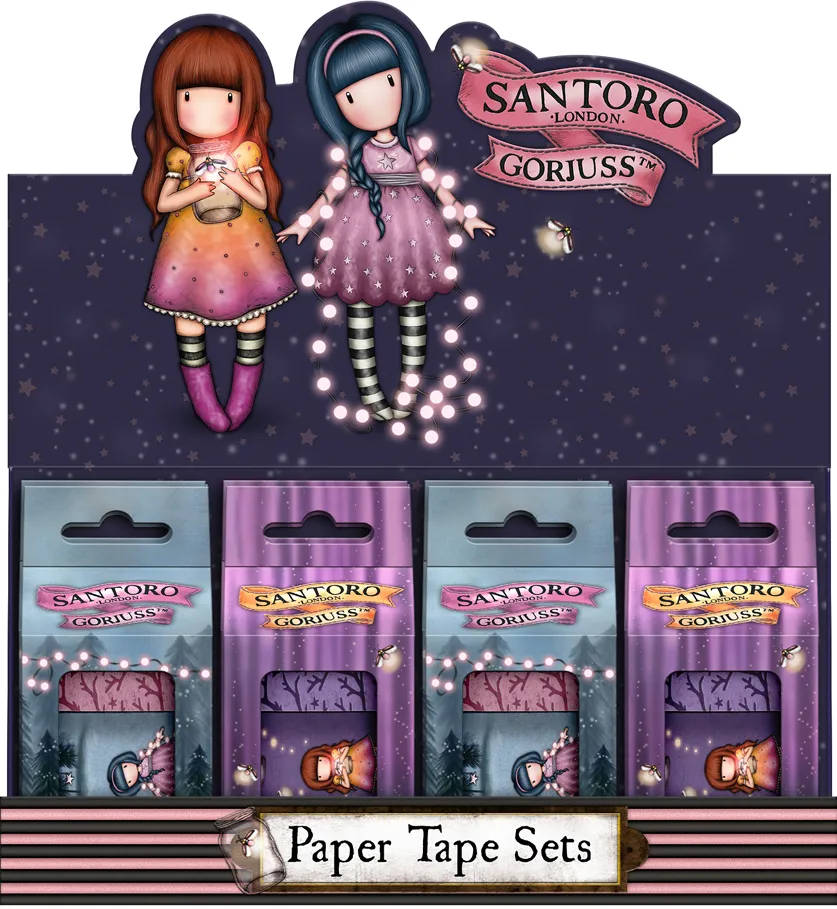Display benzi adezive, Santoro, Gorjuss, set 12, diverse modele
