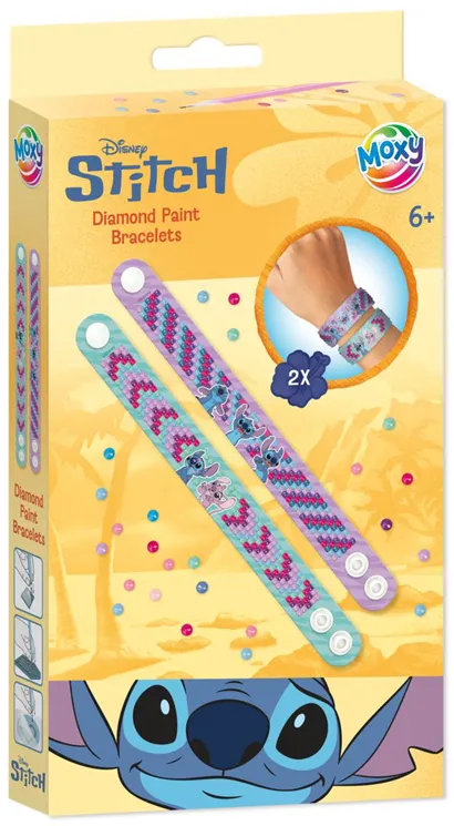 Pictura cu diamante set 2 bratari Stitch Creative Craft, 2 bratari