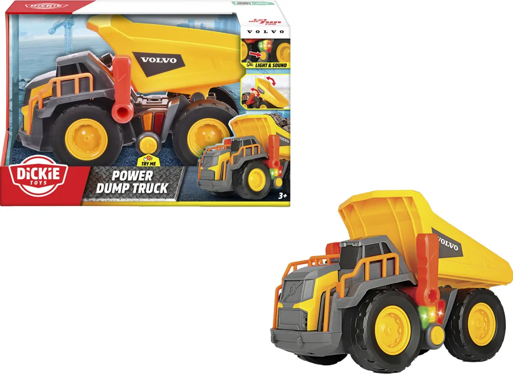 Dickie Volvo Dump Truck, toy vehicle
