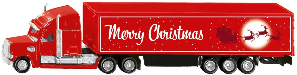 SIKU SUPER Freightliner Christmas Truck, model vehicle red