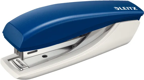 Capsator Leitz MINI 5517, 10 coli, capse 100 x nr. 10, albastru