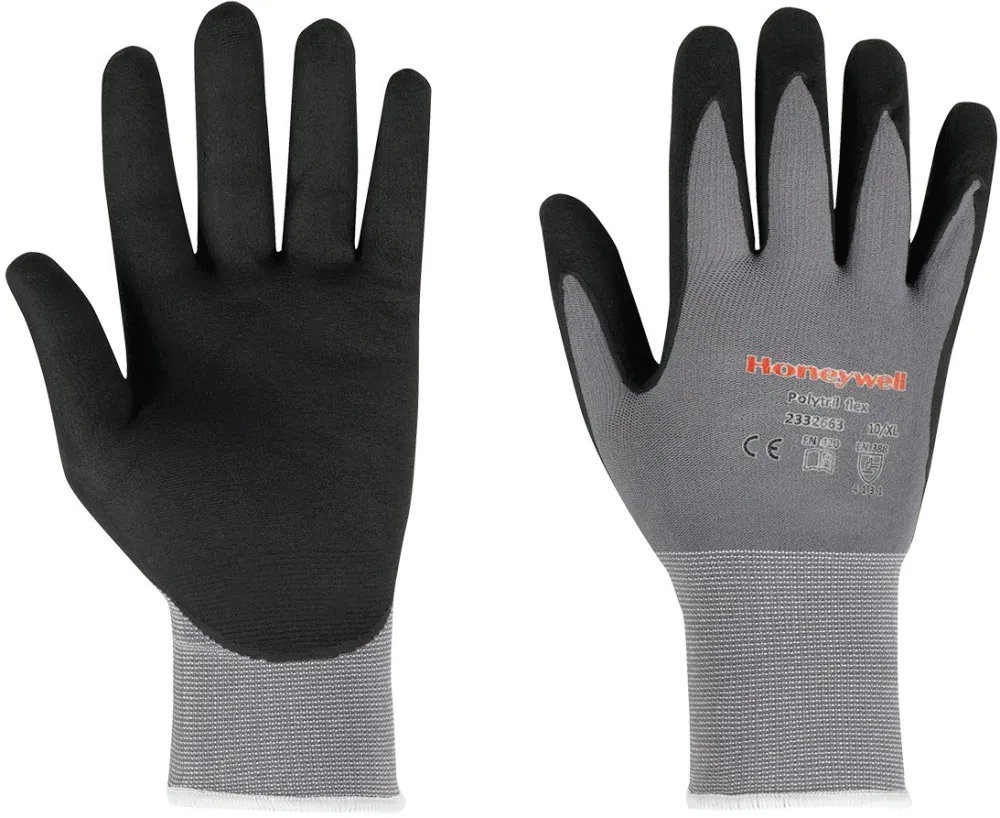 Manusi cu imersie nitril, Honeywell, Polytril Flex Fine, marimea 9