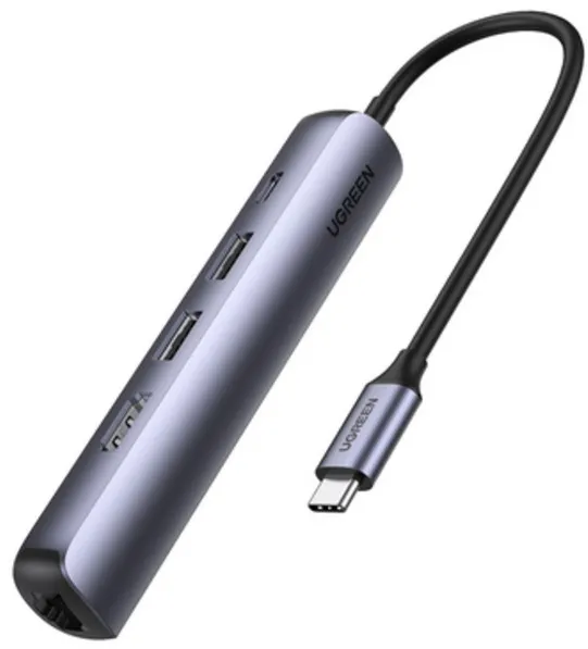 Ugreen CM418 5-in-1 USB-C Hub (silver)