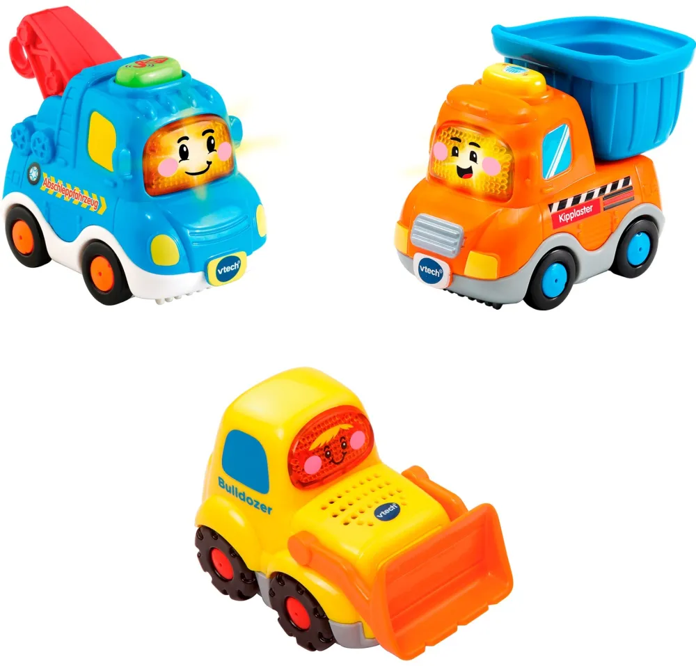 Set 3 vehicule de santier VTech Tut Tut Baby Speedster