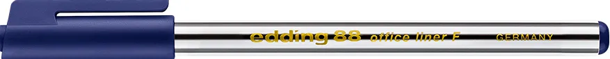 Liner Edding 88, corp plastic, varf 0.6 mm, albastru