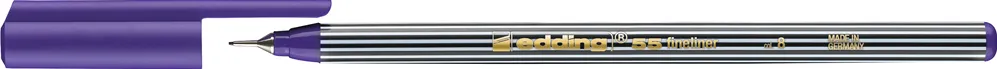Liner edding 55, corp plastic, varf rotund, 0.3 mm, violet
