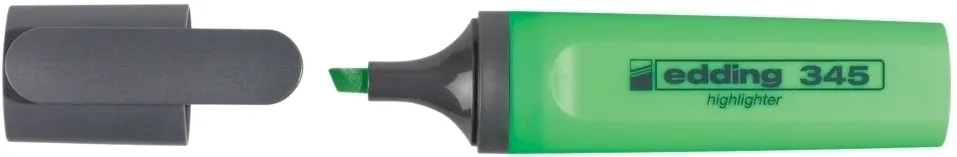 Textmarker Edding 345, varf 2-5 mm, verde
