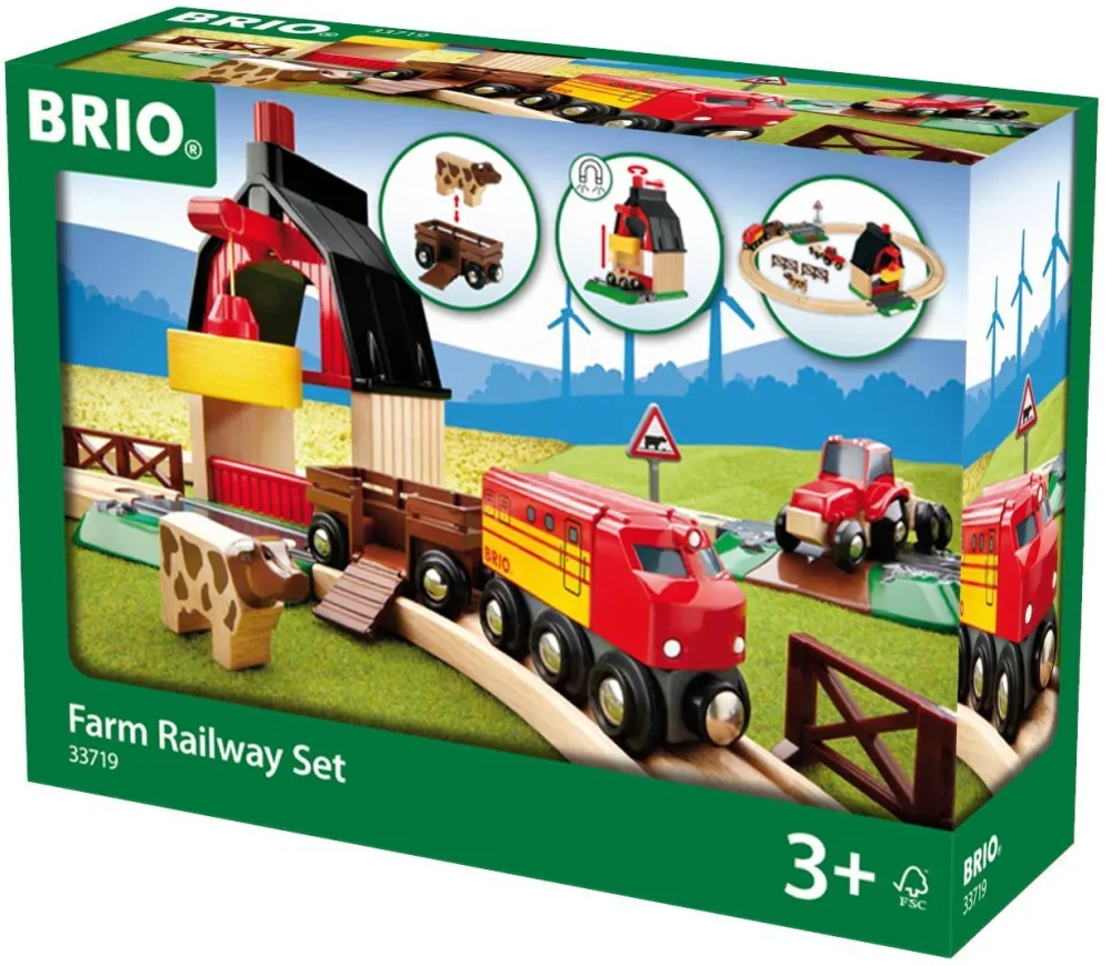 BRIO Farm Railway Set (33719)