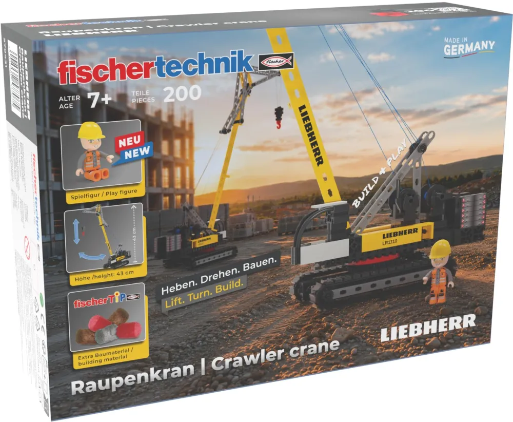 fischertechnik Liebherr crawler crane