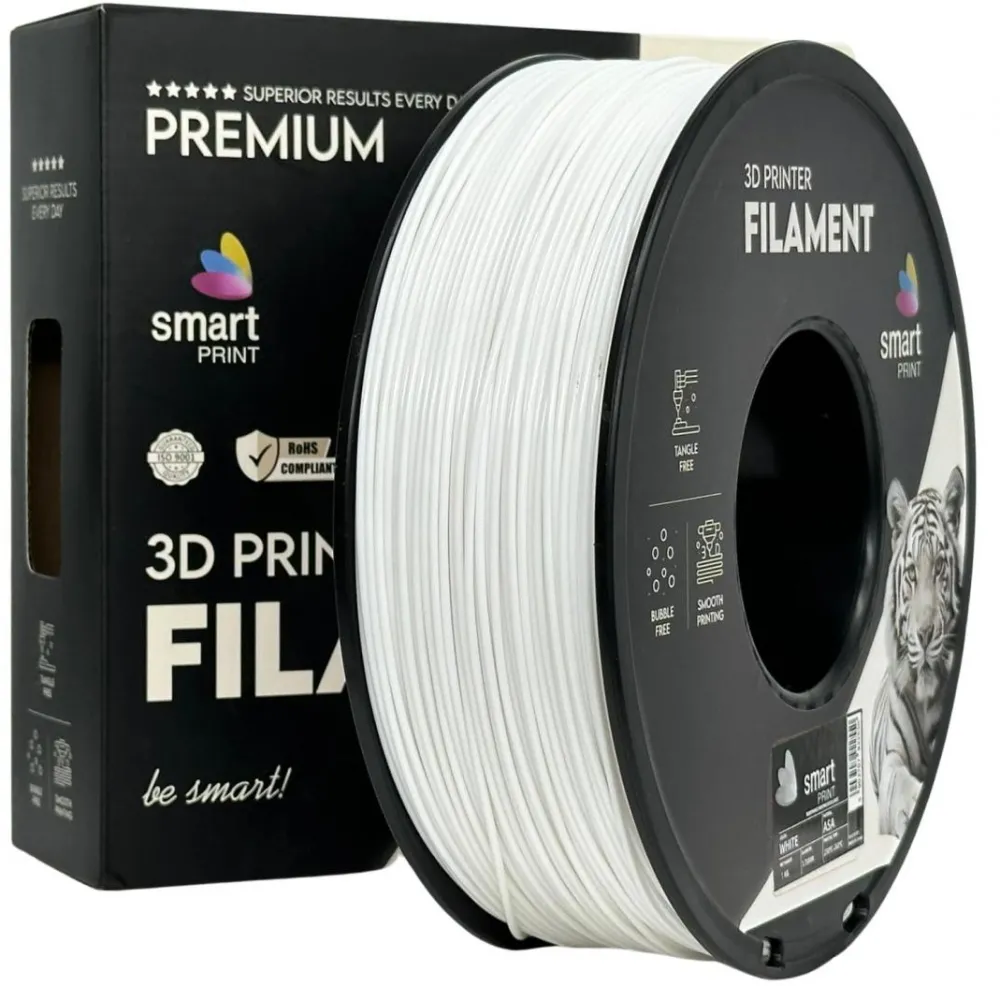 Smart print Fillament 1KG asa white