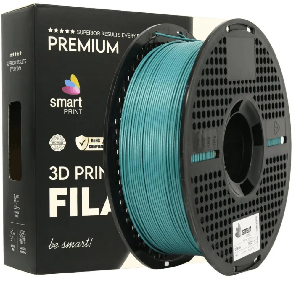 Smart p. 3D filament 1KG petg+cf green