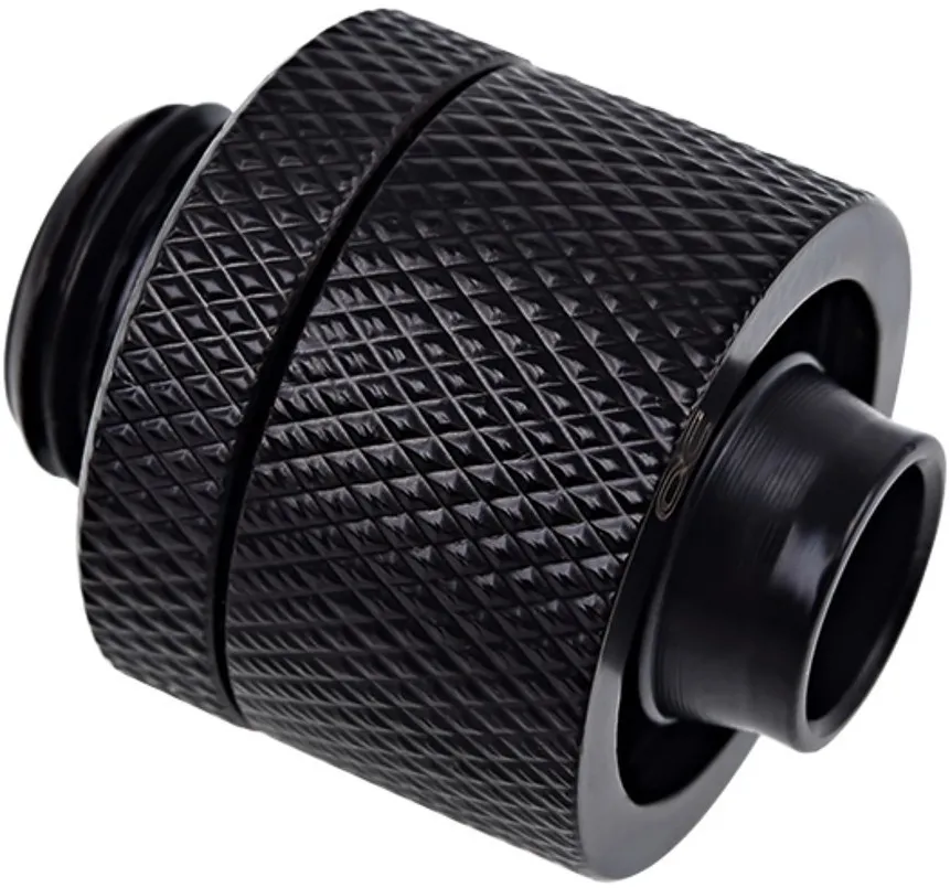 Alphacool Eiszapfen hose fitting 1/4" on 16/10mm, black - 17232