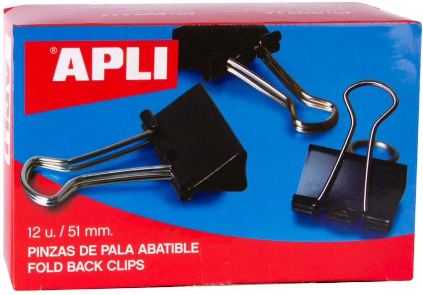 Clipsuri Apli, 51 mm, 12 bucati/cutie