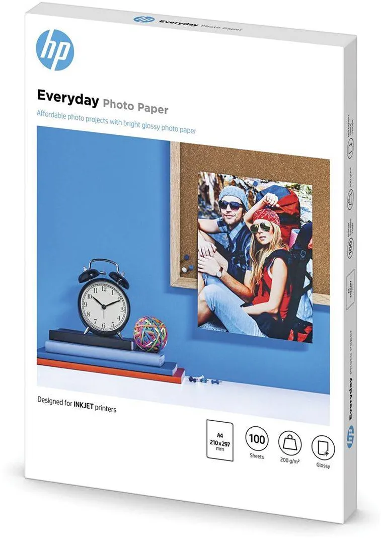 Hartie foto HP Q2510A Glossy, A4, 200 g/mp