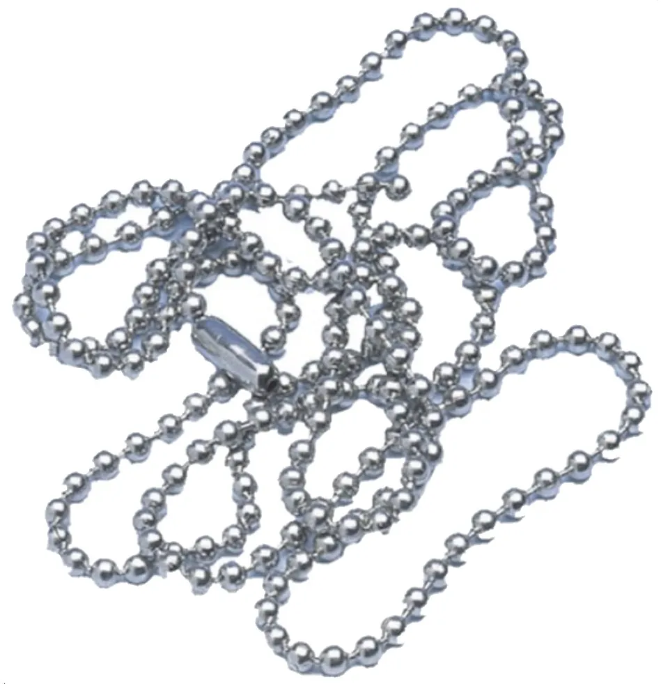 Snur metalic (lantisor) pentru buzunar ecuson, lungime 70 cm