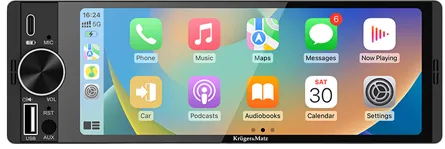 Player auto 1 din 4X60W carplay Androidauto Kruger&Matz