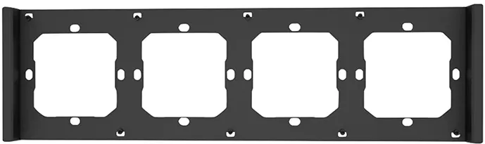 Cadru pentru comutator M5 80 cvadruplu de 4 ori SONOFF M5-4C-80-F (grafit/negru)