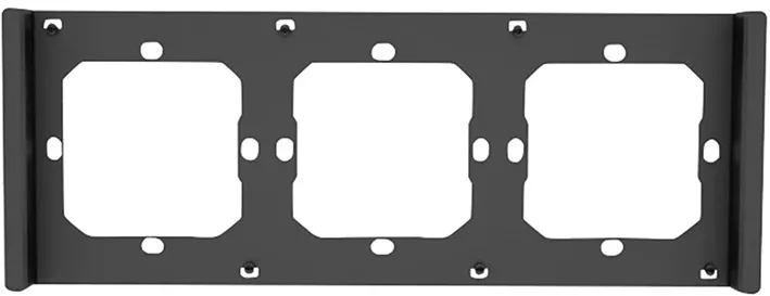 Cadru pentru comutator M5 80 triplu de 3 ori SONOFF M5-3C-80-F (grafit/negru)