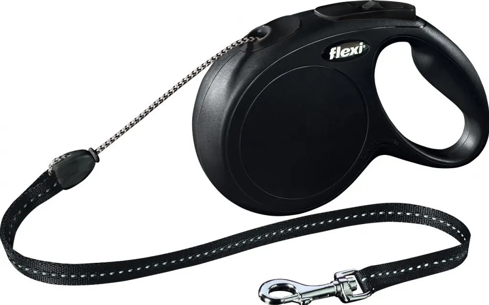 Flexi New CLASSIC 8 m Black Dog Retractable lead