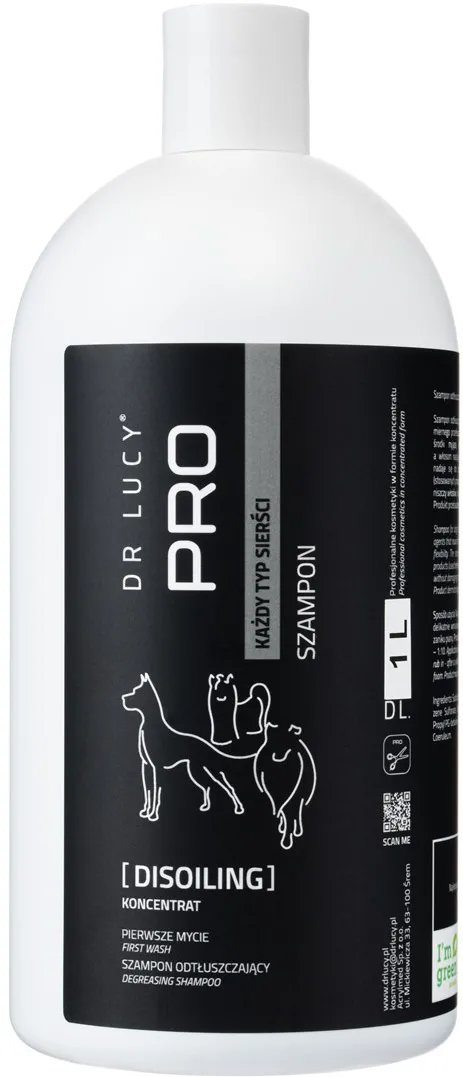 DR LUCY Pro Disoiling – dog shampoo – 1l