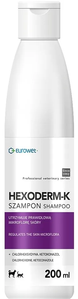 EUROWET Hexoderm-K - shampoo for dogs and cats - 200ml