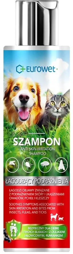 EUROWET Skin irritation - shampoo for dogs and cats - 200ml