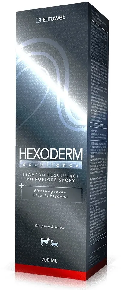 EUROWET Hexoderm Excellence - shampoo for dogs and cats - 200 ml