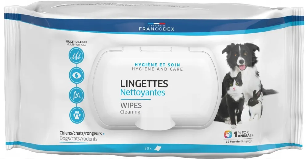 Servetele umede pentru animale FRANCODEX 80 buc