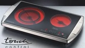 Rommelsbacher double hotplate CT 3403 / TC (stainless steel / black)