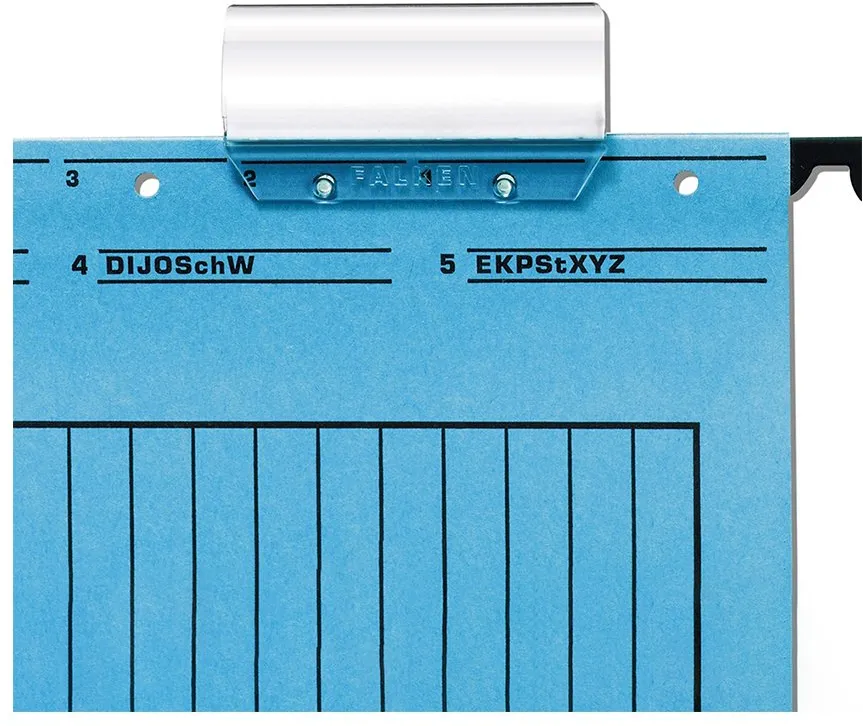 Suport plastic pentru etichete Falken, 50 bucati/set